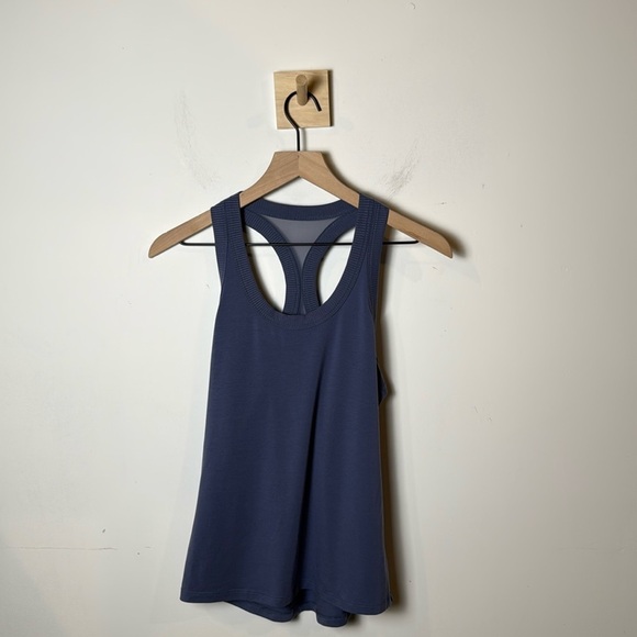 Athleta Tops - Athleta Women's Purple/Blue Topanga Racerback Tank Mesh Upper Back Top Size XS